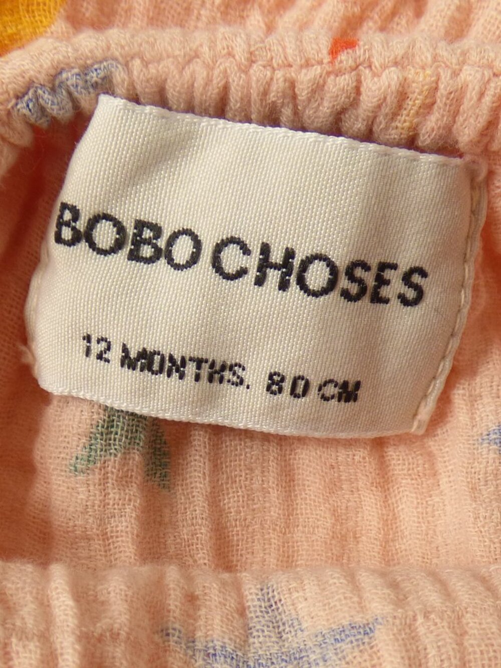 BOBO CHOSES Pink Star Romper, Size 12 Months - Picture 4 of 4
